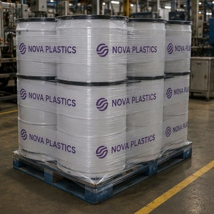 Custom pallet wrap for small business